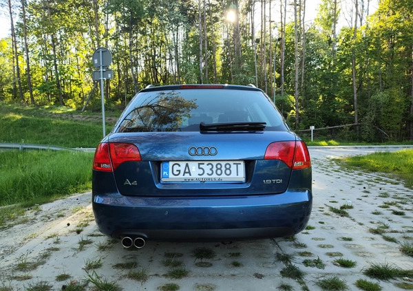Audi A4 cena 24000 przebieg: 276000, rok produkcji 2008 z Gdynia małe 106